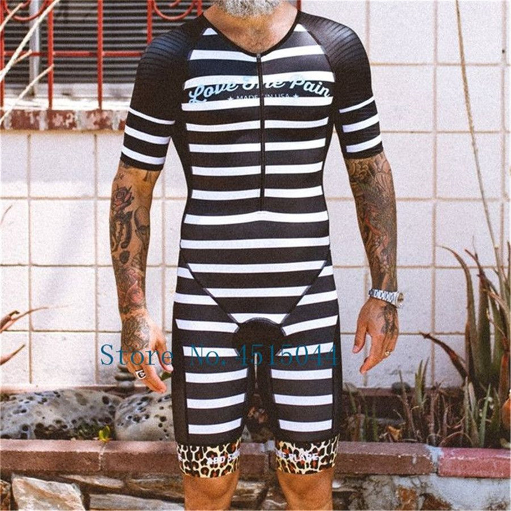 Triathlon Cycling Kit - Combinaison de triathlon pour hommes, sans