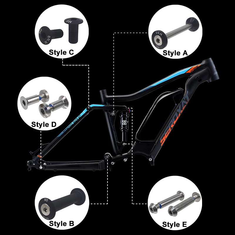 Boulons de cadre de vélo élect - Cycling Gear Parts avis et prix
