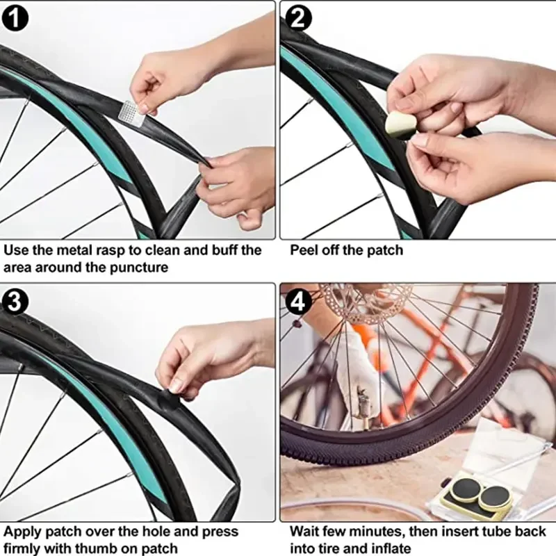 50 pièces de patchs pour pneus - Bicycle Repair Kit avis et prix